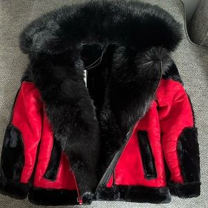 Kids Shearling Coat (Size 12)